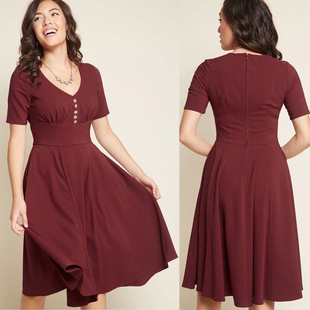 Hell Bunny Sway With Me Midi Dress